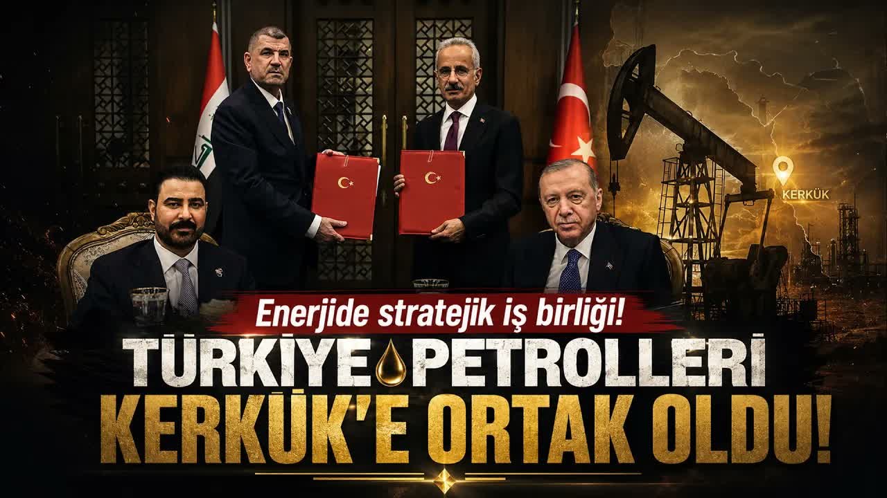 Türkiye ile Irak Arasında  Tarihi Anlaşma: Türkiye Petrolleri Kerkük'e Ortak Oldu
