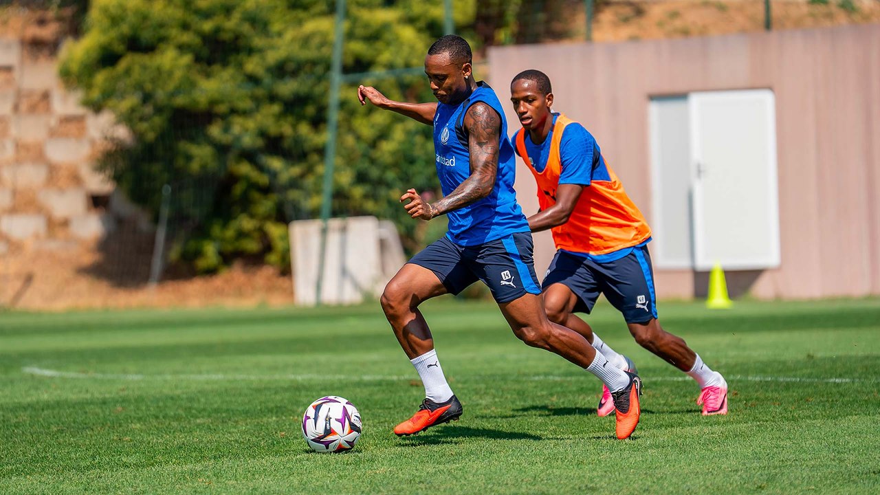 À l'entraînement avant OM - Nîmes
