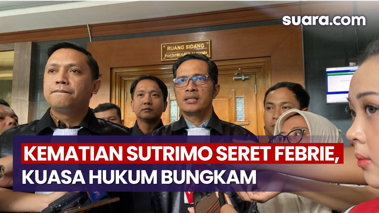 Soal Kematian Sutrimo yang Seret Nama Febrie Adriansyah, Pihak Kuasa Hukum Pilih Bungkam