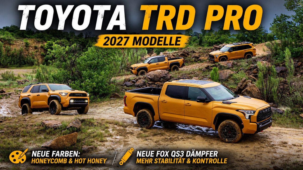 Toyota 4Runner TRD Pro (2027): Hot Honey bringt frischen Offroad-Style