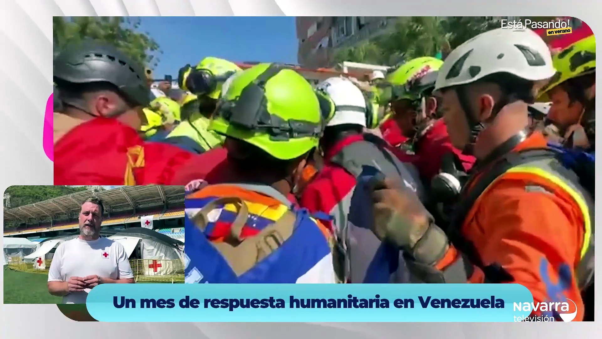 Dos cooperantes navarros desplazados a Venezuela con más de 88 toneladas de ayuda humanitaria