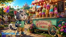 Louie's Giant Ice Cream Surprise! 🐱✨ Sing Along Song