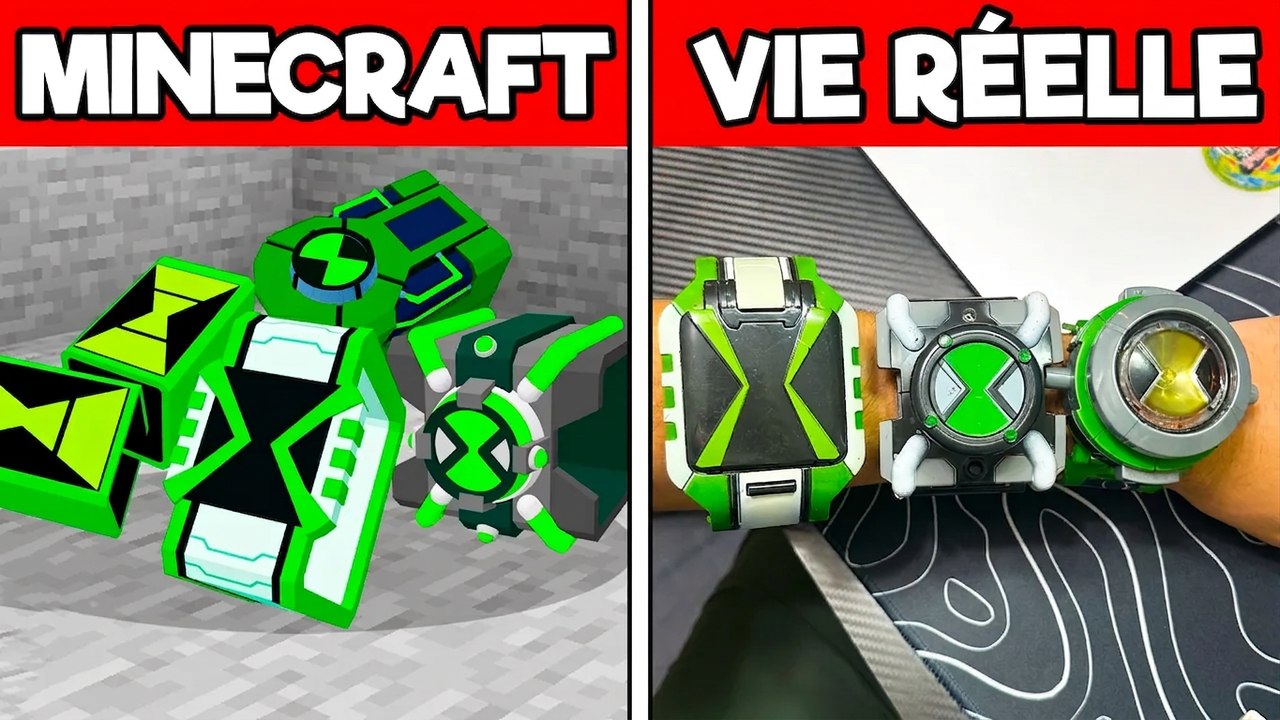 Ben 10 : Minecraft ou la vraie vie ? Lequel est le plus fou !