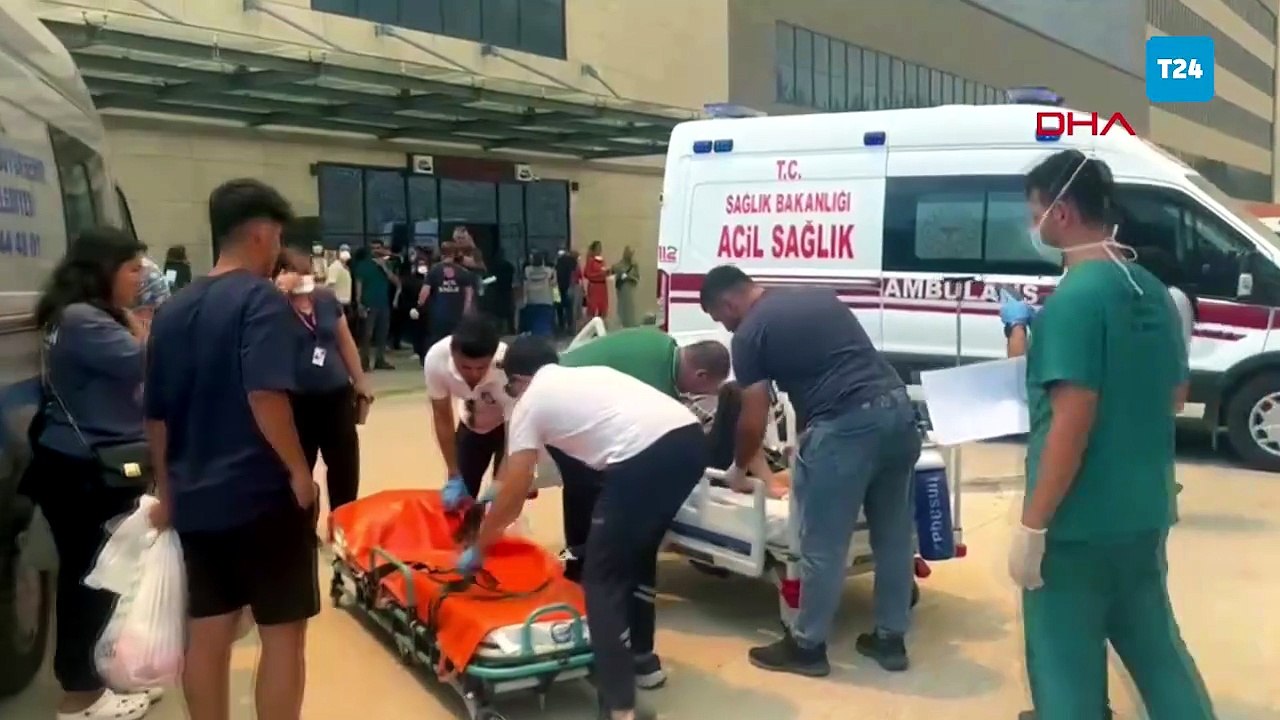 Muğla'daki çıkan orman yangını nedeniyle Seydikemer Devlet Hastanesi tedbir amaçlı boşaltılıyor