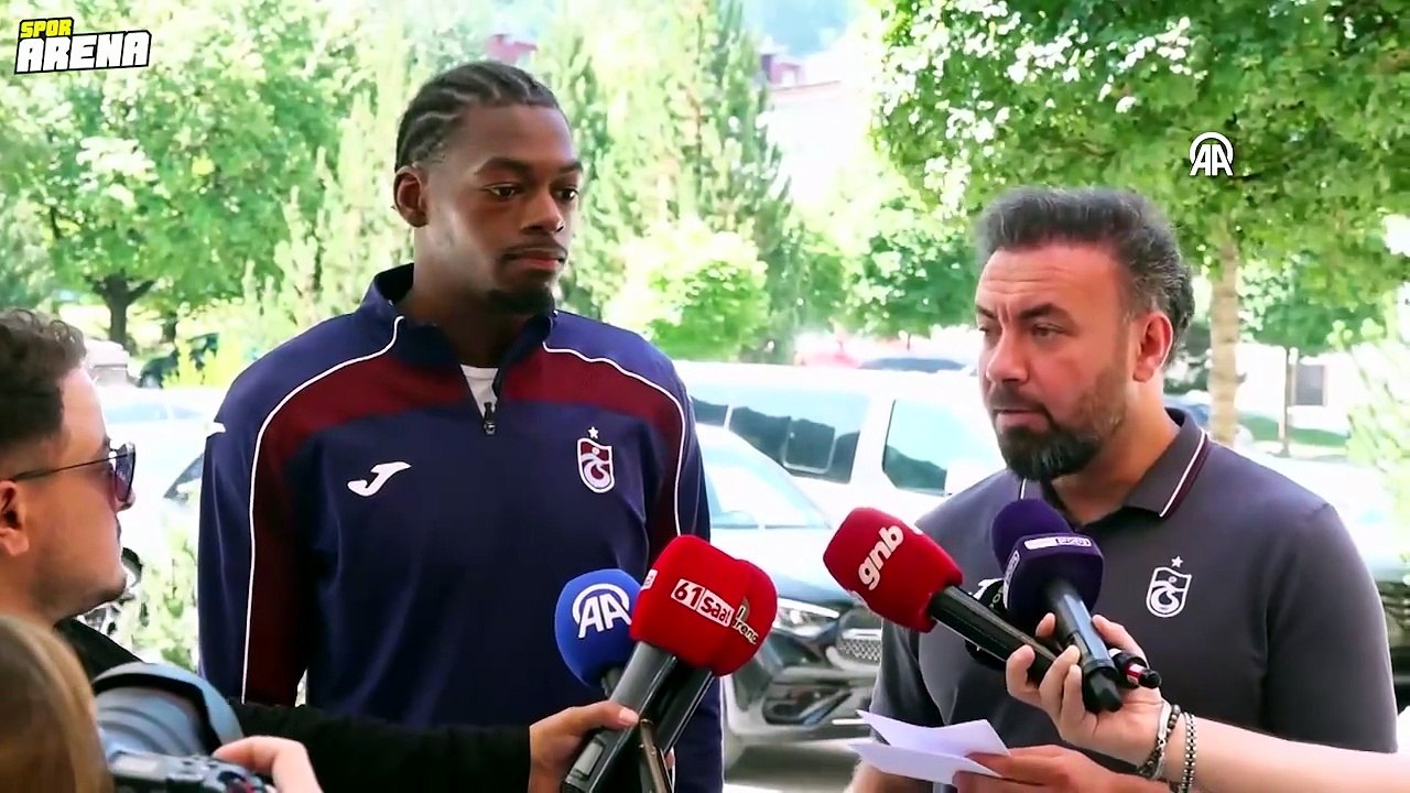 Trabzonspor'un yeni transferi Rene Mitongo, Avusturya kampına katıldı