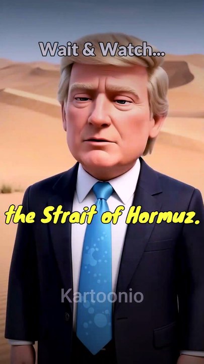 Trump's Team vs Mojtaba's Team... The Funniest Showdown Ever! 😂  Strait of Hormuz Parody  Kartoonio