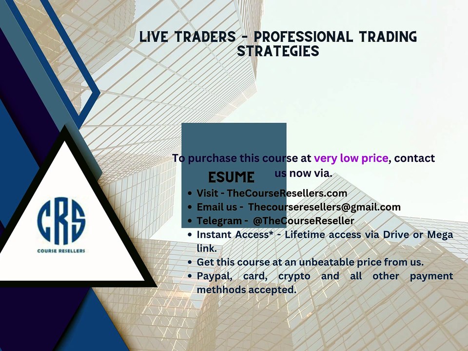 Thecourseresellers.com - Live Traders – Professional Trading Strategies