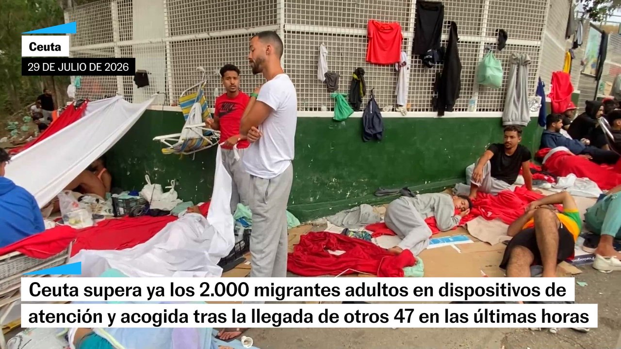 La crisis migratoria en Ceuta se agrava con la llegada a nado de 47 personas más