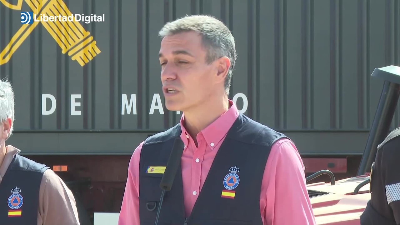 Sánchez advierte sobre los incendios