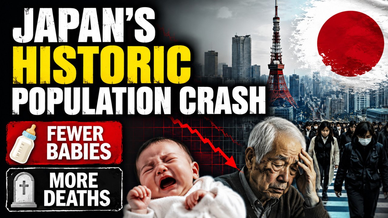 Japan's Population Time Bomb Is Ticking | Falls Below 120 Million For 1st Time in 42 Years