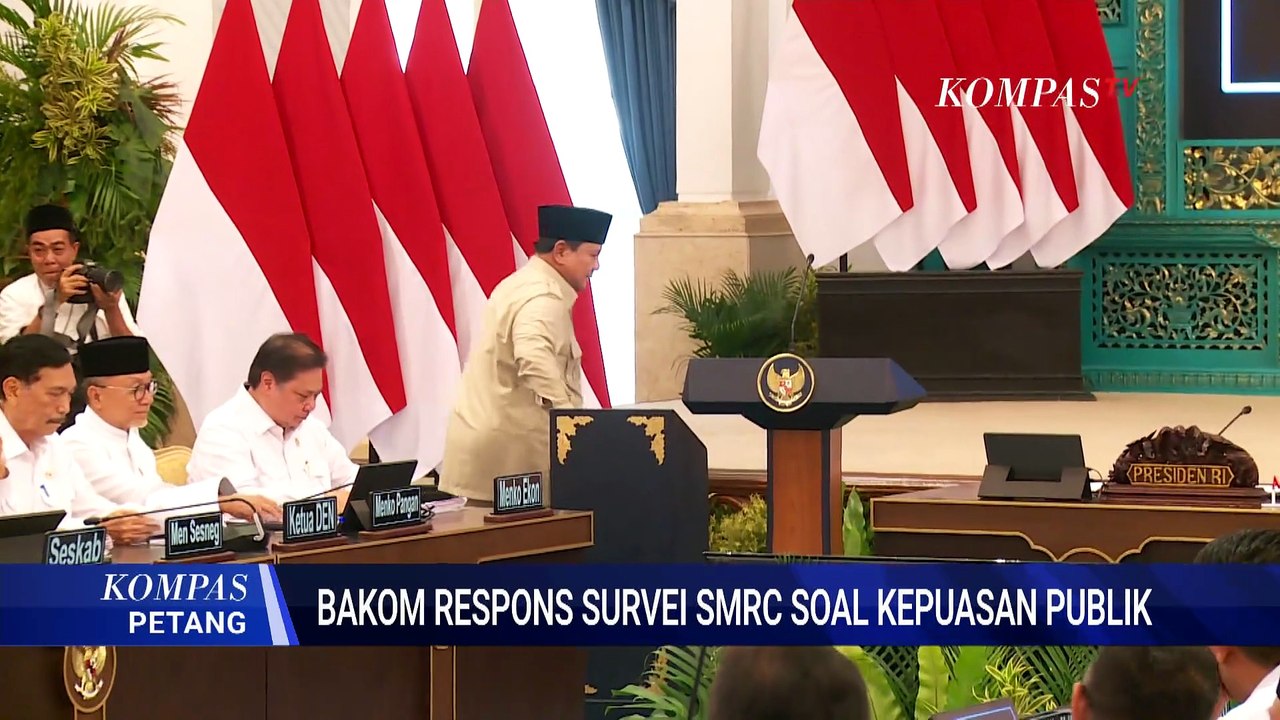 Survei SMRC soal Kepuasan Publik pada Kinerja Prabowo Turun Jadi 51,1 Persen, Ini Respons Bakom RI