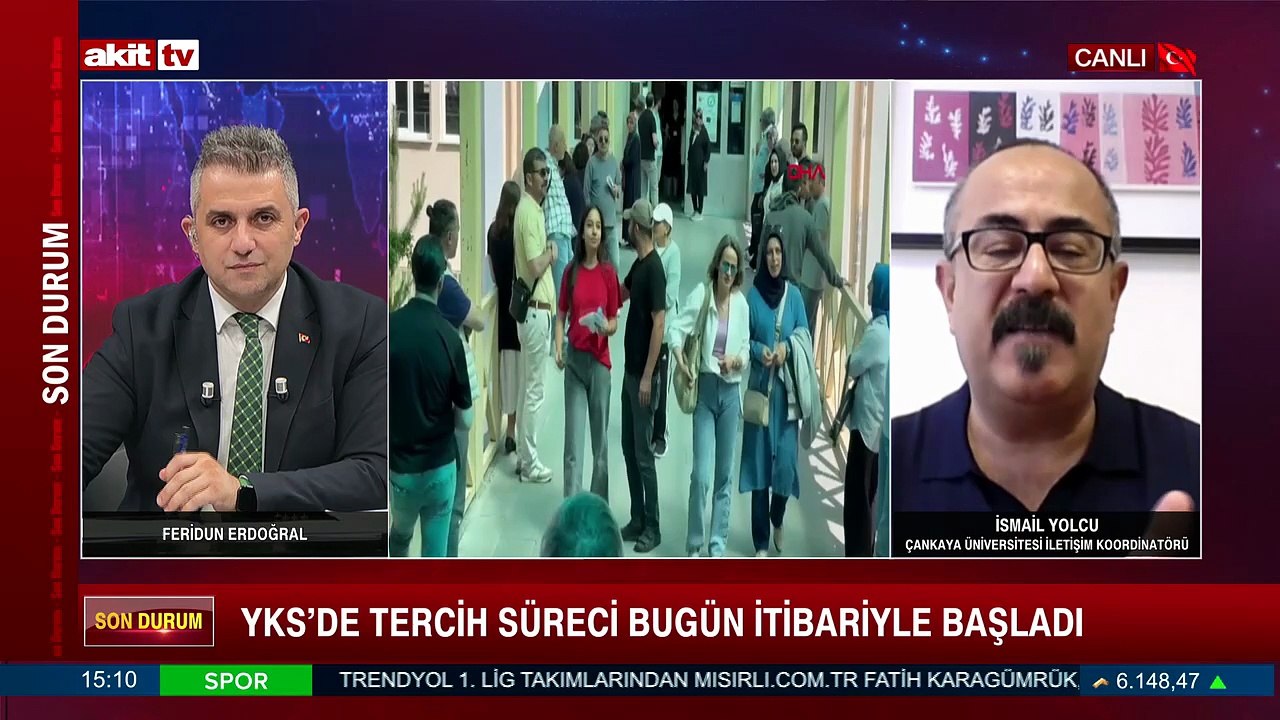 Çankaya Üniversite İletişim Koordinatörü İsmail Yolcu YKS'de Tercih sürecinde neler yapılması gerektiğini anlattı