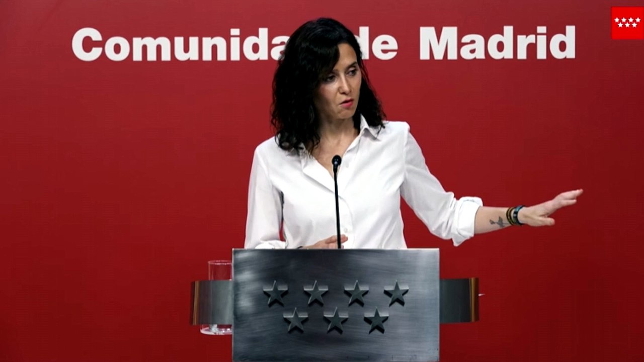 Ayuso sale al paso de los ataques de la izquierda