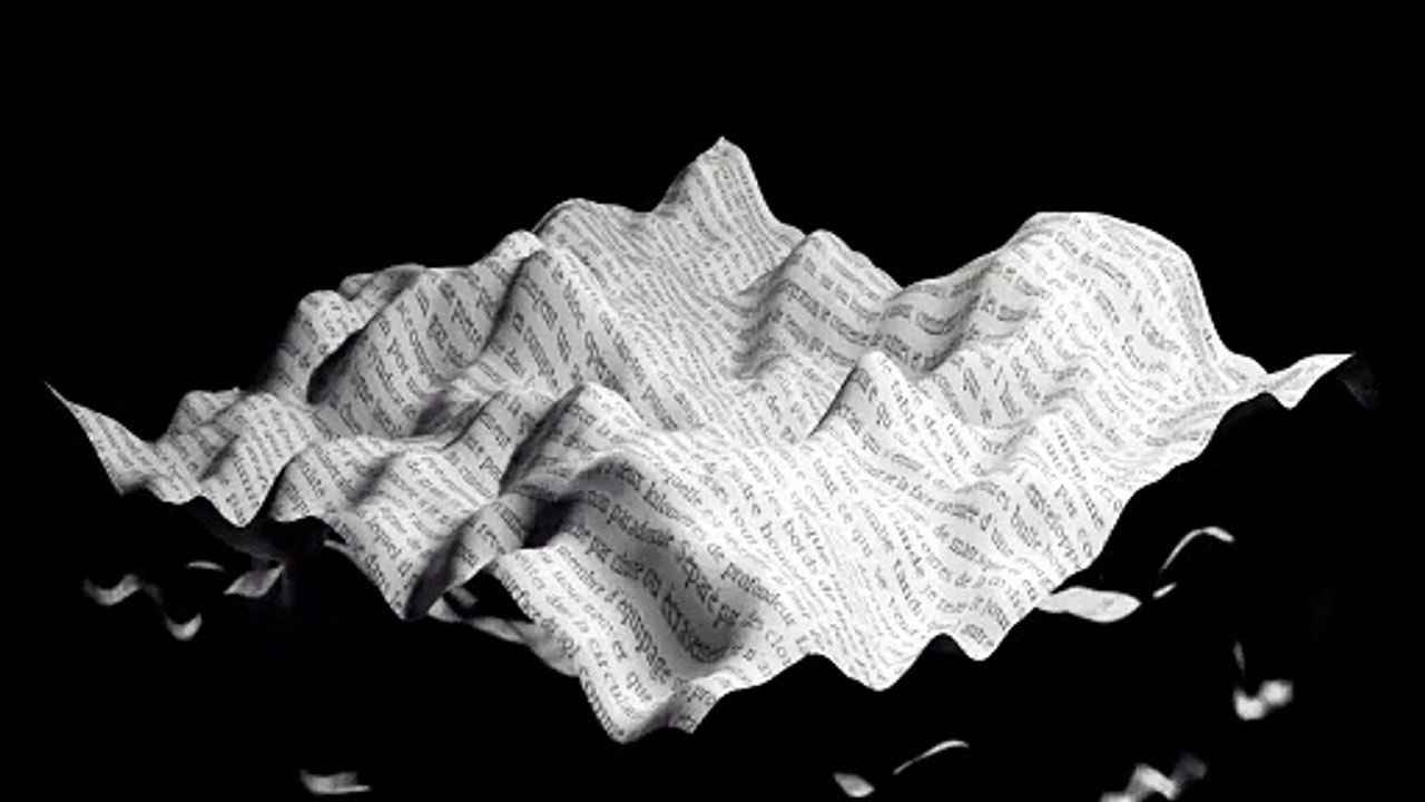 Hypnotic Skulptext | Animated Graphic Score | Visual Music