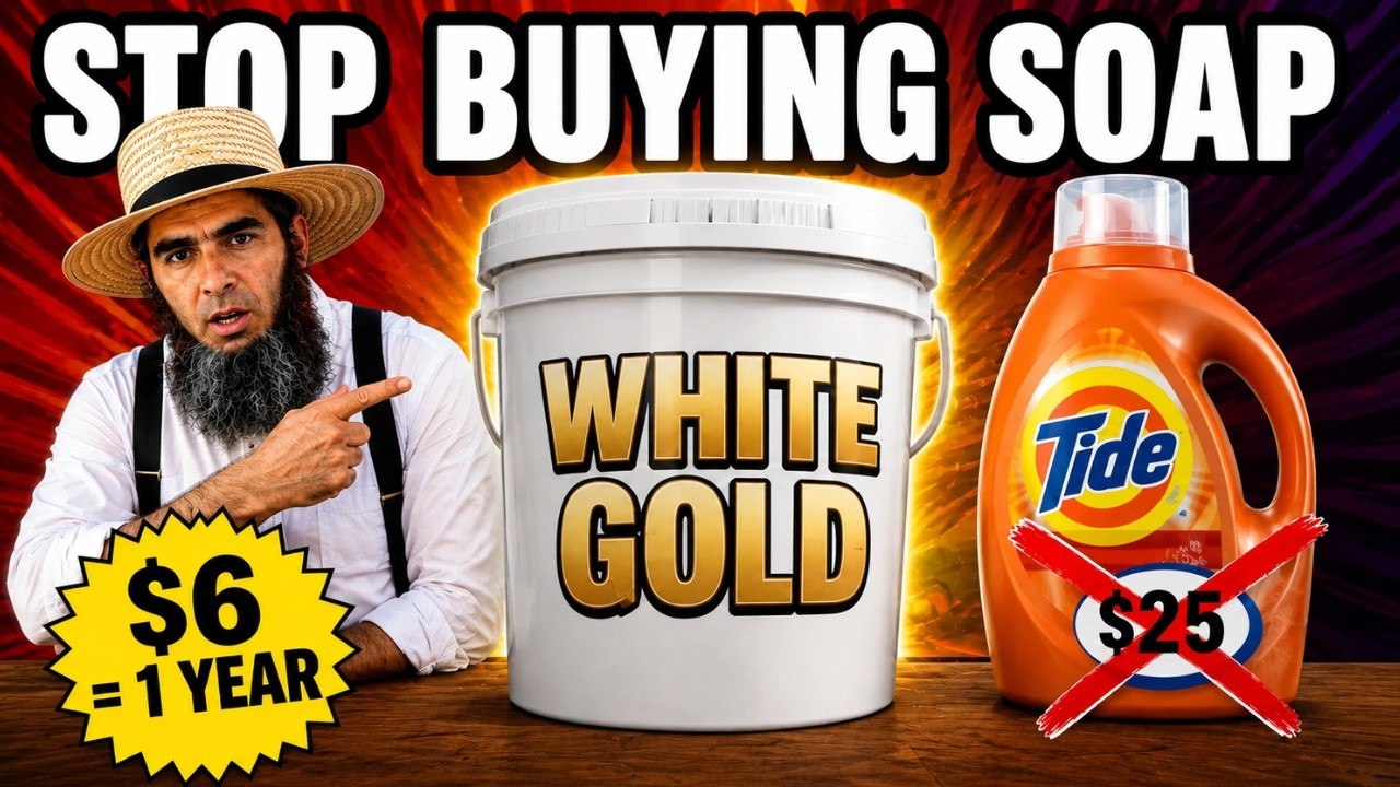 Stop Buying Laundry Detergent — This Cheap $6 Amish Recipe (Lasts a Year)