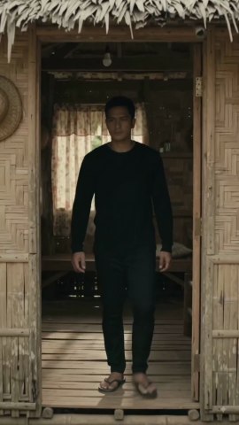 A son left his mother alone