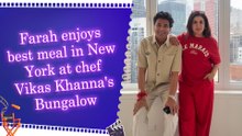 Farah Khan visits Vikas Khanna's NYC restaurant Bungalow with daughter Anya