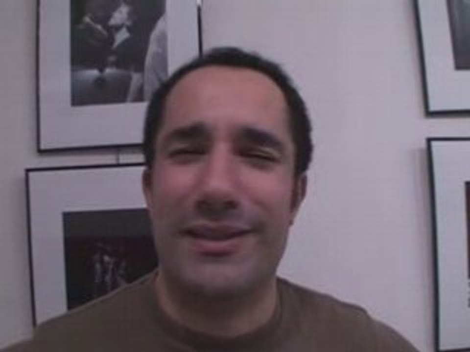 Frédéric Recrosio et le public du festival d'Avignon