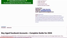 14  Best Ways to Buy Facebook Account in the USA