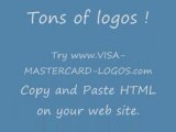 Visa mastercard logos graphics icons
