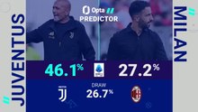 Juventus v Milan - Opta Predictor