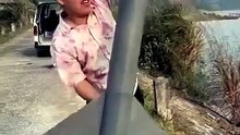Bro giving heart attack to civilians with this RC missile [360p]