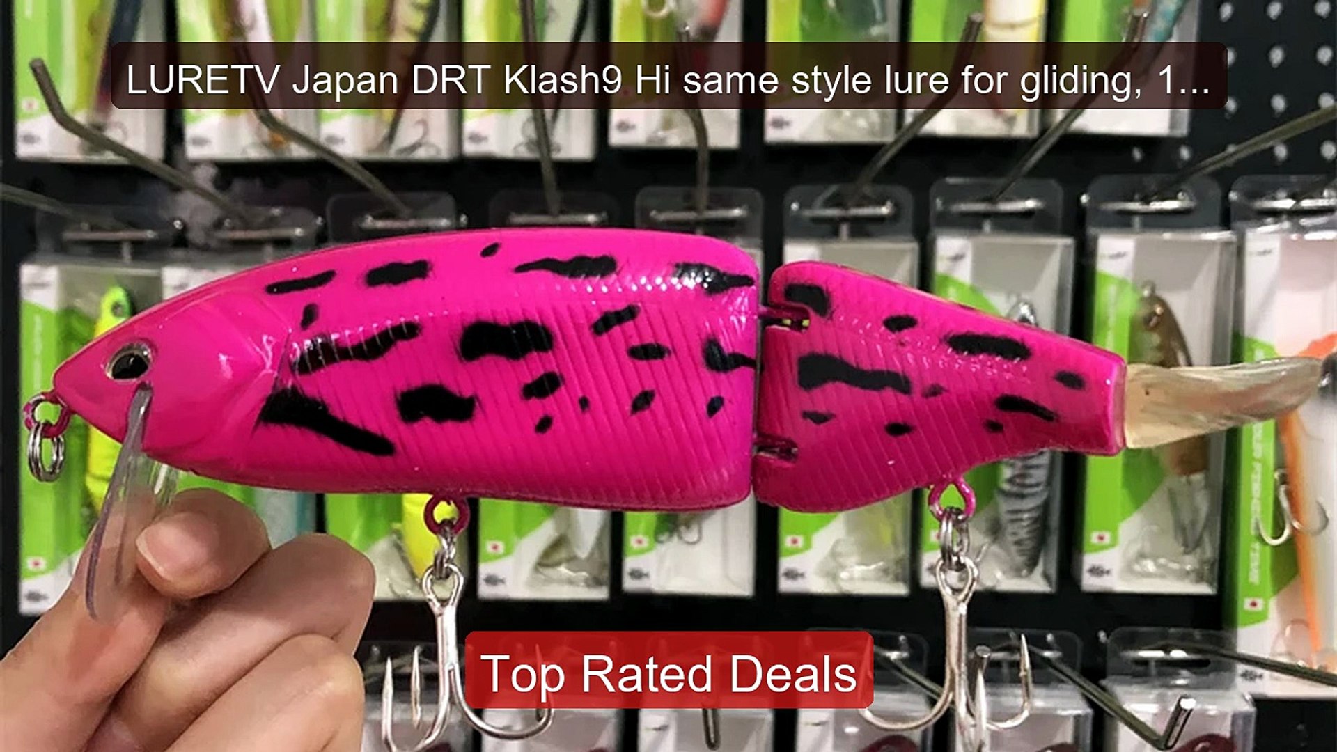 LURETV Japan DRT Klash9 Hi same style lure for gliding, 165MM