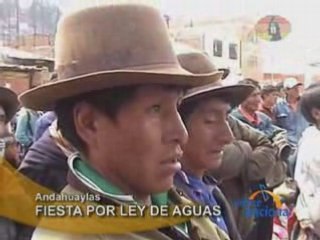FIESTA POR LEY DE AGUAS - ANDAHUAYLAS