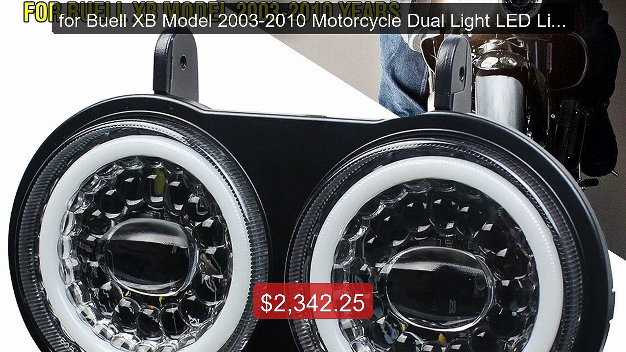 for Buell XB Model 2003-2010 Motorcycle Dual Li...