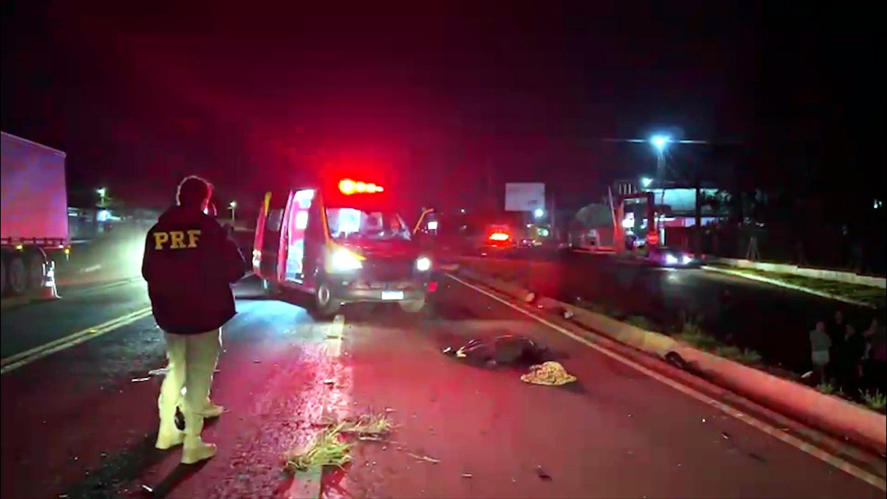 Polícia Científica chega quase três horas após acidente que matou motociclista na BR-369