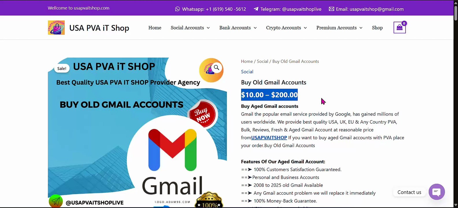 7 Best Sites to Buy Gmail Accounts: PVA & Aged for ...
