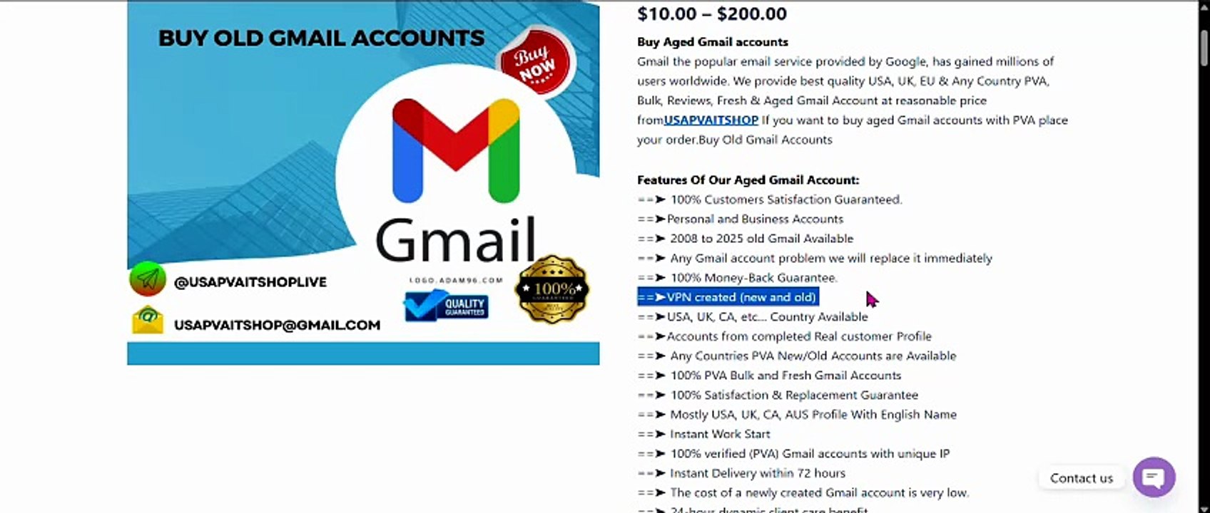 10 Best Sites For Buying Aged Gmail Accounts Safe...