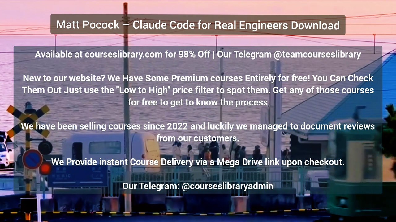 Matt Pocock – Claude Code for Real Engineers Download