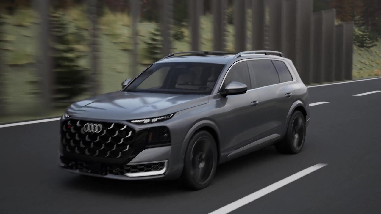 Audi SQ9 – Adaptiver Fahrassistent plus mit freihändigem Fahren – Animation