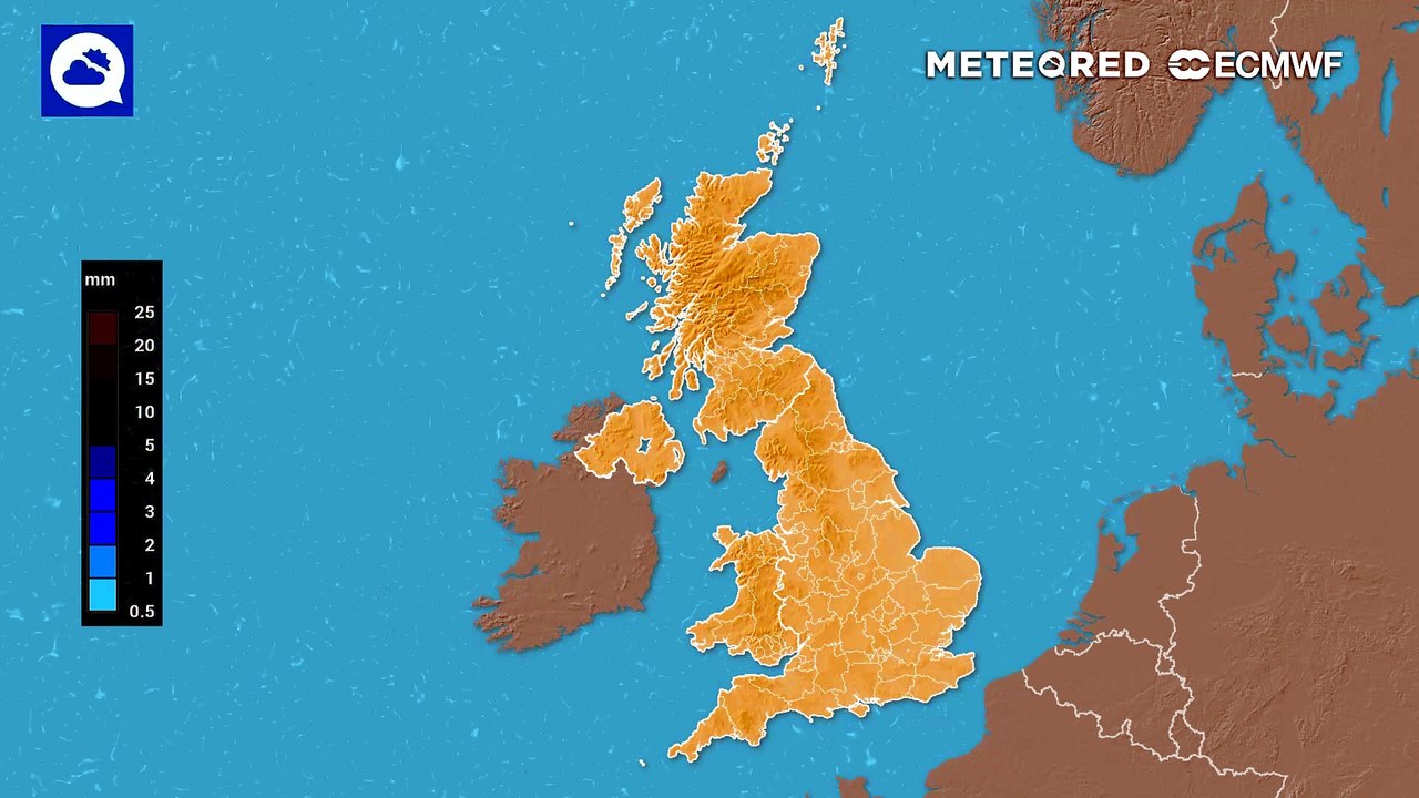 Rain is back on the forecast, but focused mainly in the North