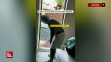 İstanbul'da idrarını yapan kuryeyi geri çağırıp binayı temizletti