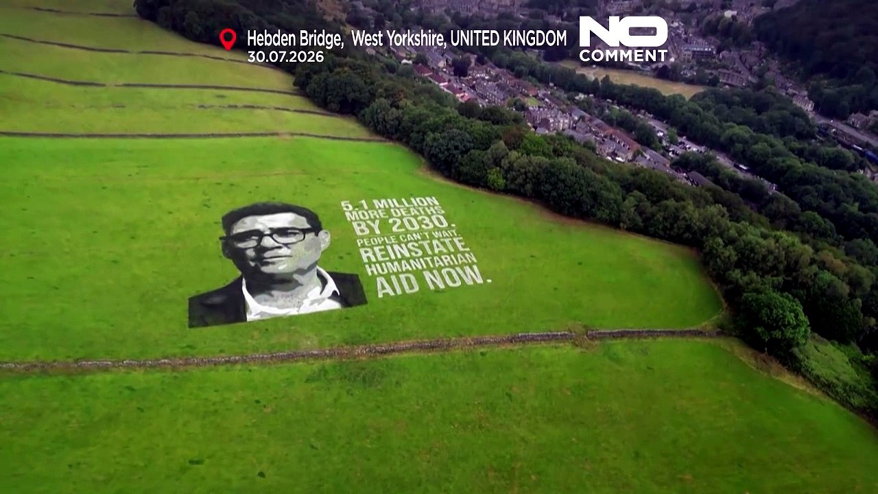 Riesiges Land-Art-Projekt fordert Premier Andy Burnham zu Wiederaufnahme von Hilfen auf