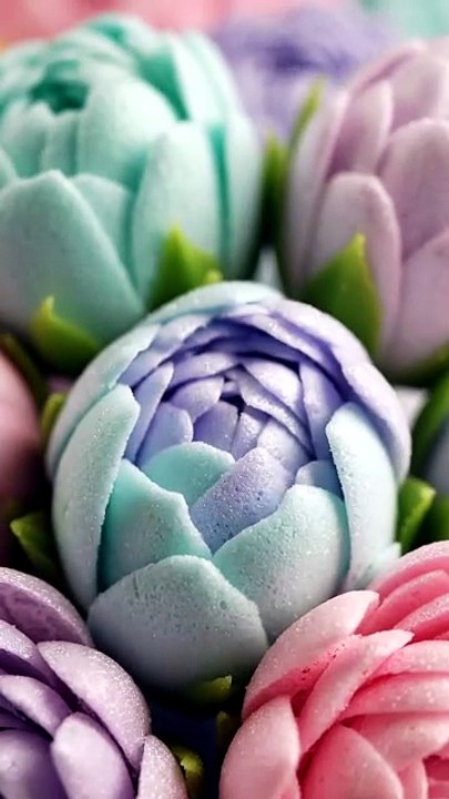 Pastel Foam Flowers Expanding & Blooming ASMR | Soft Satisfying Foam Texture | Original Sound