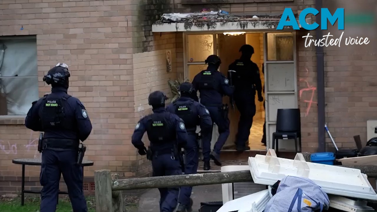 98,000-volt stun gun among weapons seized in major NSW crime crackdown