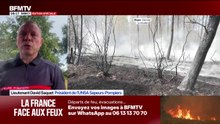 "On pense que la saison feu de forêt ne fait que commencer", déplore le président de l'UNSA sapeurs-pompiers