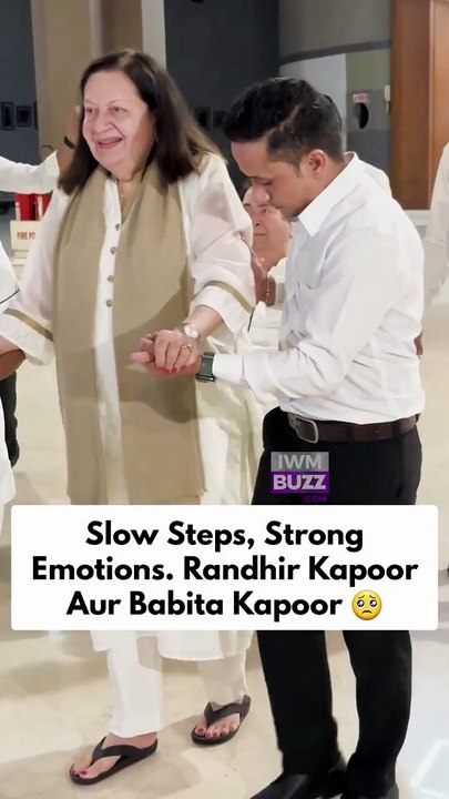 Randhir Kapoor and Babita Kapoor's emotional appearance at Koshu Jain's prayer meet leaves fans moved