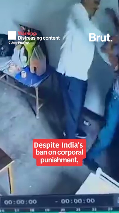 Aligarh Teacher Slaps Class 7 Student: CCTV Vid...