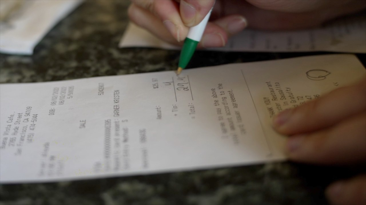 The One Thing to Do After Signing a Restaurant Receipt