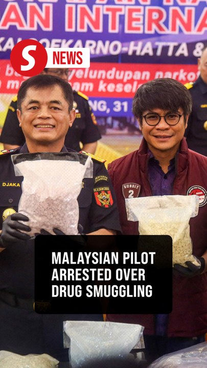 Malaysian pilot detained in Jakarta over alleged drug smuggling