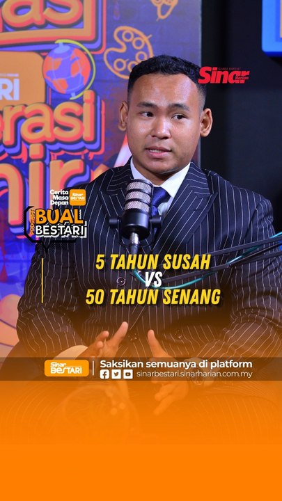 5 tahun susah vs 50 tahun senang