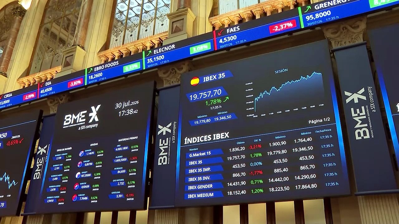 Los bancos del Ibex 35 ganan 20.164 millones en el primer semestre, un 18% más