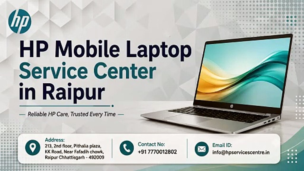 HP Mobile Laptop Service Center in Raipur