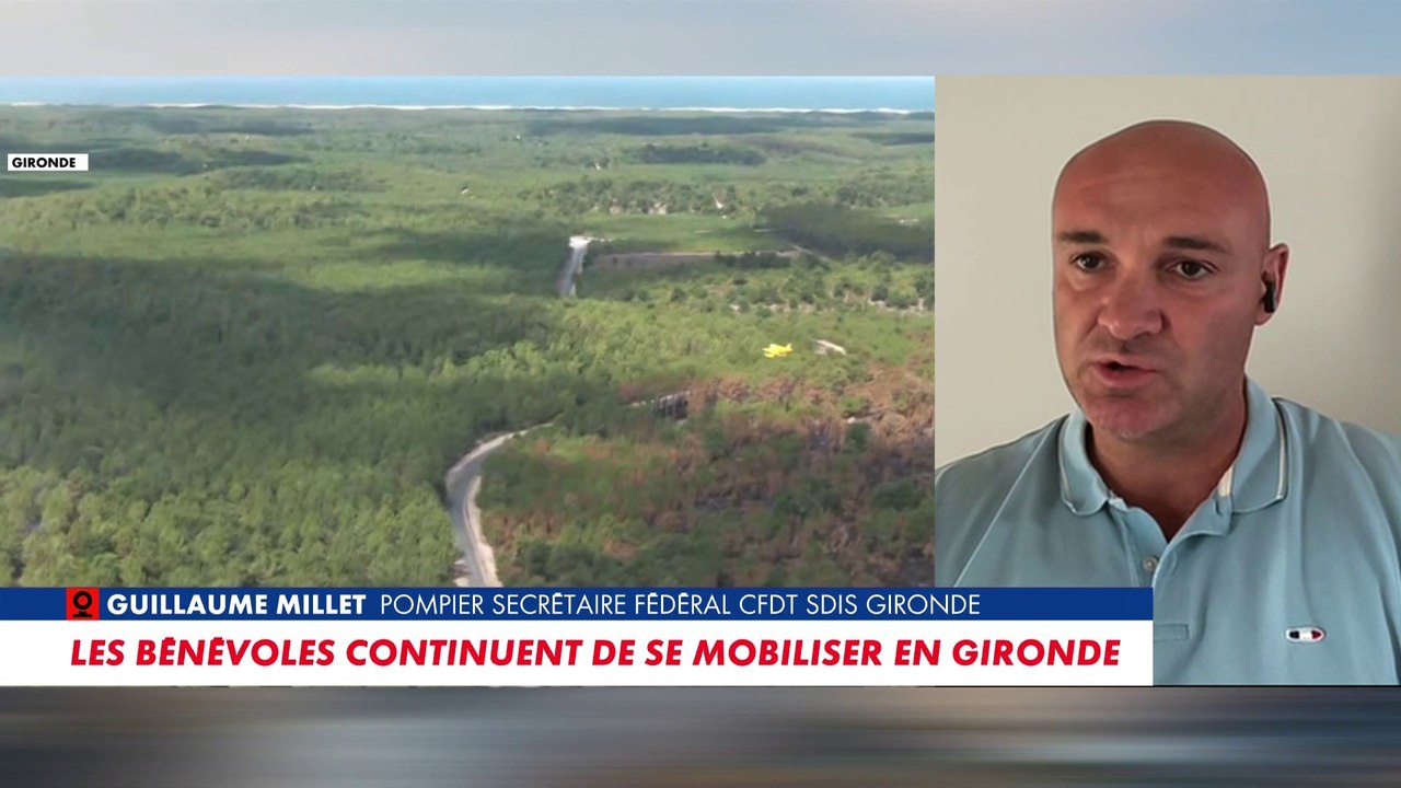 Incendies : «Il faut rendre hommage à toutes les personnes mobilisées», estime Guillaume Millet