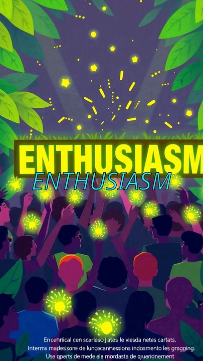 10000 palabras en inglés - La palabra que contagia ENTHUSIASM 😄