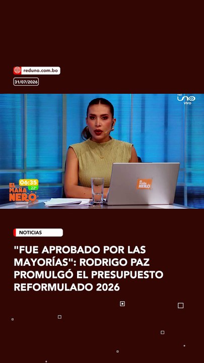 🏛️ Rodrigo Paz promulga el PGE Reformulado 202...